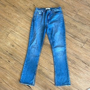 Size 28 boot cut with slit